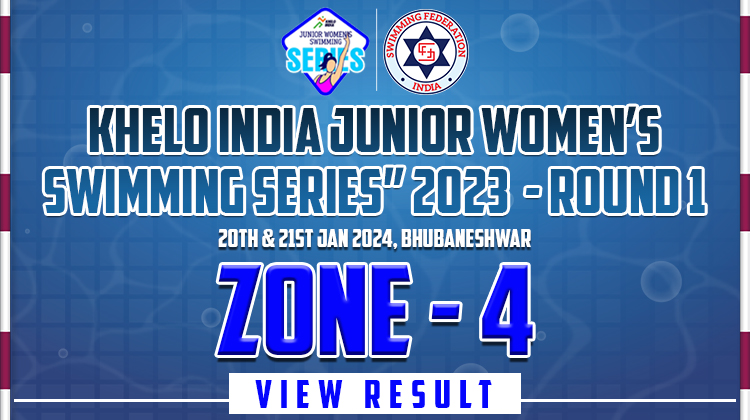 Khelo India Junior Womens Swimming Series 2023 - Round 1 Zone 4 Result
